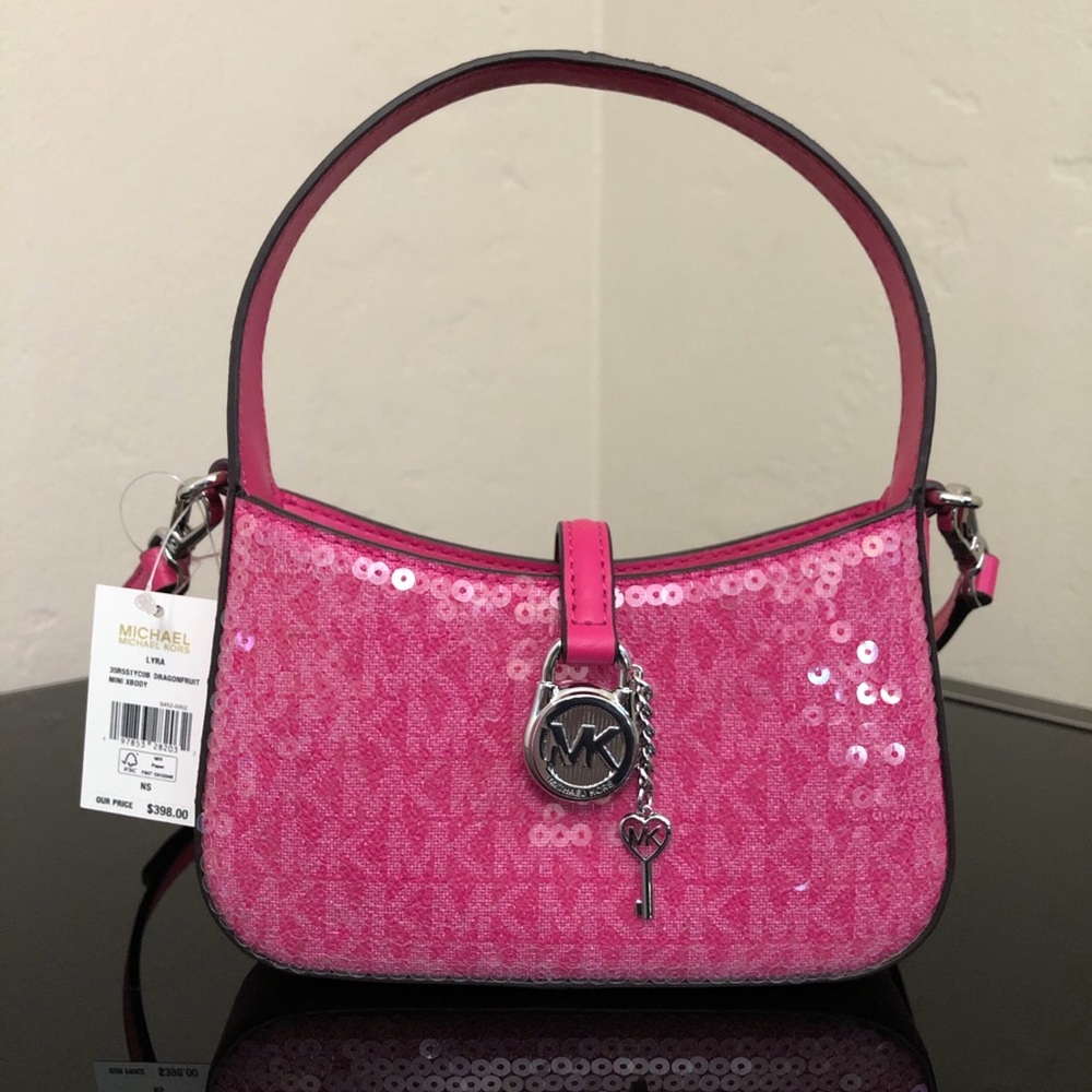 Michael Kors Lyra Extra-Small Signature Logo Crossbody Bag